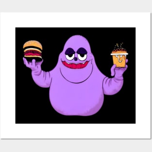 Unleash the food Joy with Grimace Posters and Art